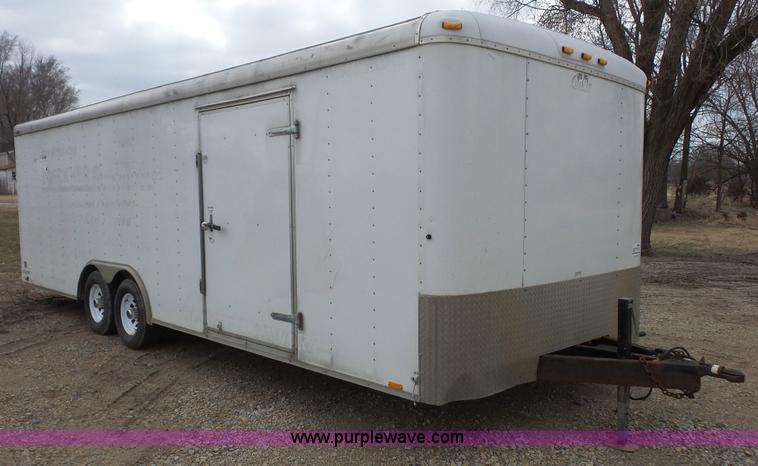 image for item L4759 2003 Forest River enclosed cargo trailer