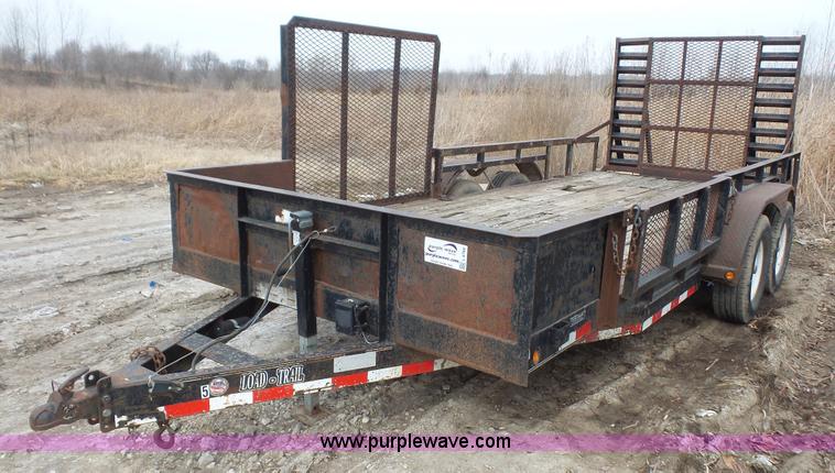 image for item L4760 2004 Load Trail equipment trailer