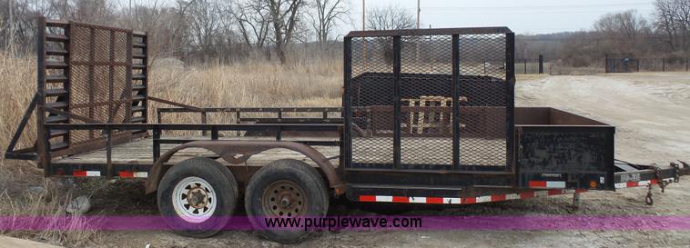 image for item L4760 2004 Load Trail equipment trailer