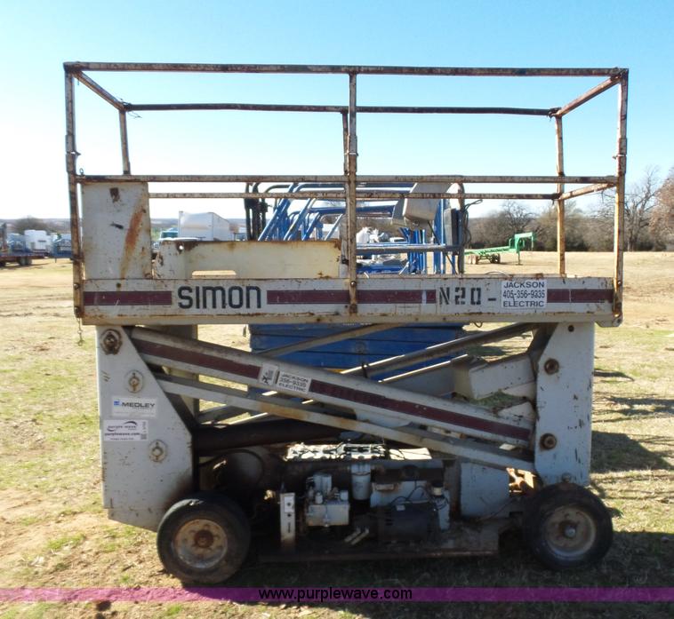 image for item L5750 Simon M20-39 scissor lift