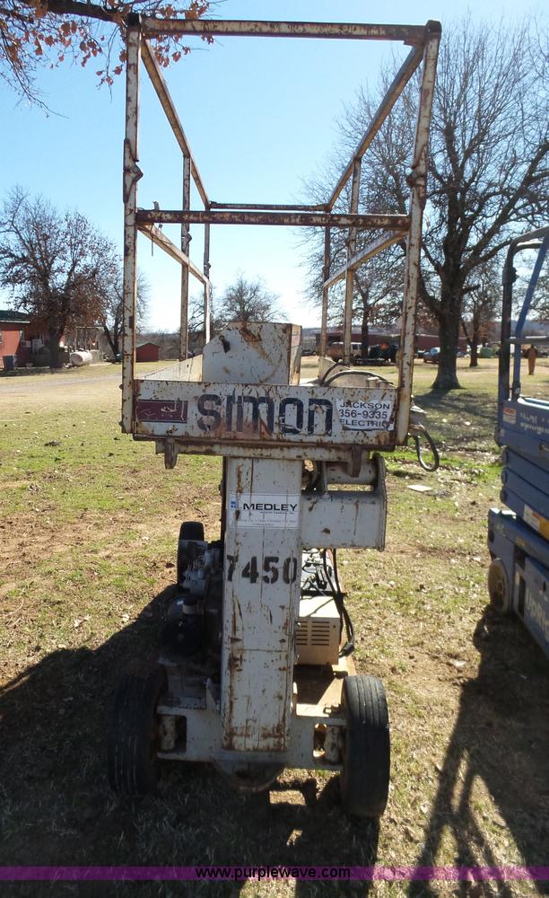 image for item L5750 Simon M20-39 scissor lift