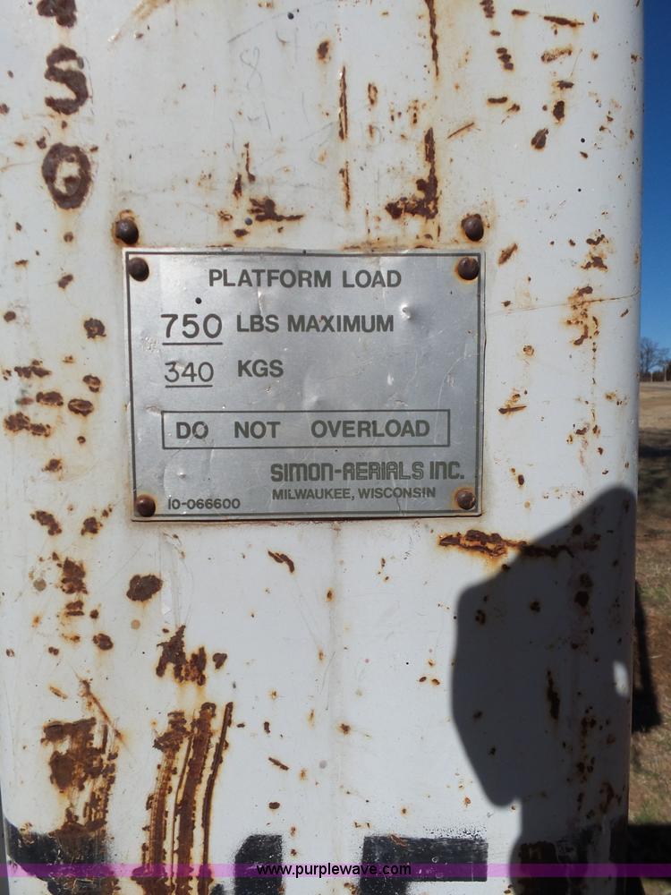 image for item L5750 Simon M20-39 scissor lift