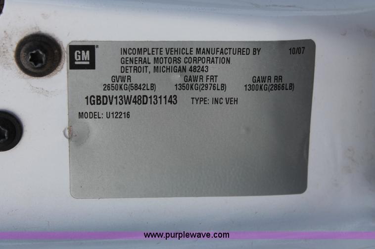 image for item L6831 2008 Chevrolet Uplander van