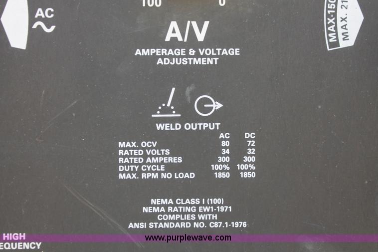 image for item L6843 Miller Trailblazer 44D Constant Current AC/DC arc welder/generator