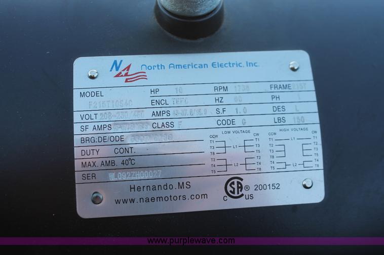 image for item L6845 Quincy 350 air compressor