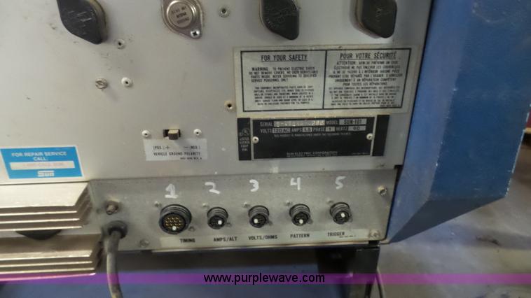 image for item BF9041 1984 SUN 101 engine analyzer