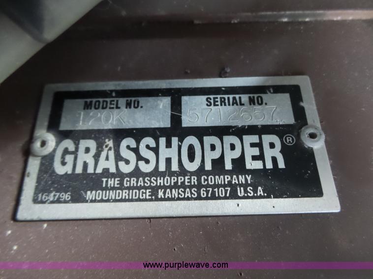 image for item BL9629 2007 Grasshopper 120K lawn mower