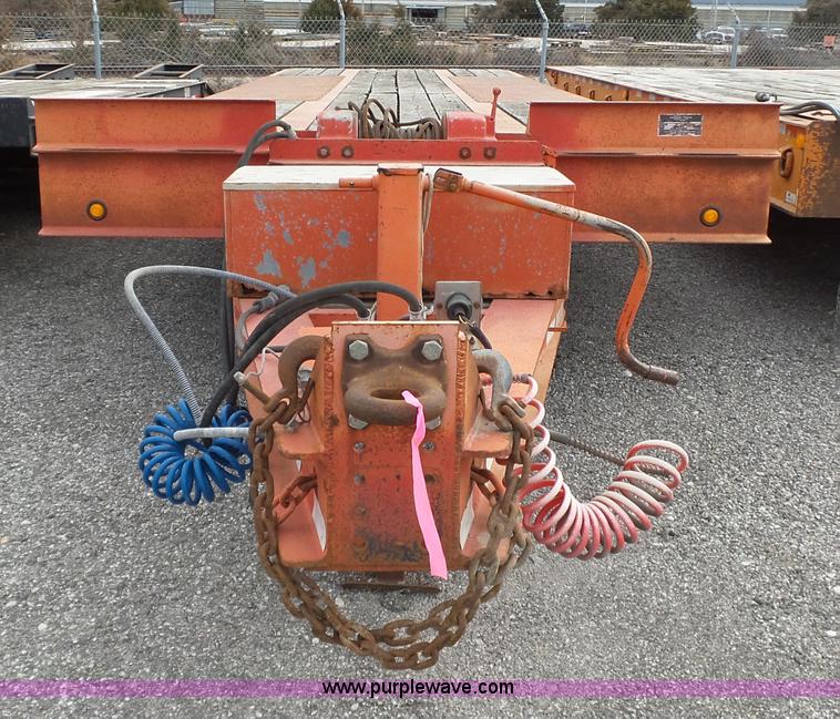 image for item BL9636 2002 Evaco Superline D020T312TSA tilt deck trailer