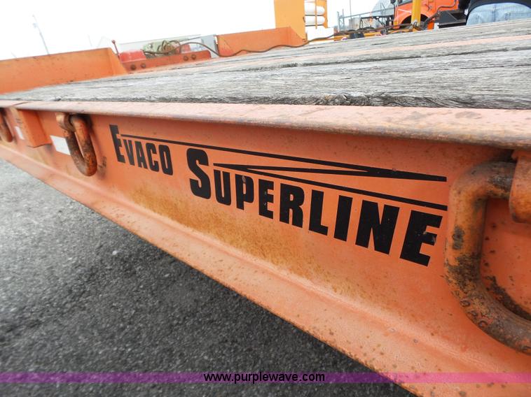image for item BL9636 2002 Evaco Superline D020T312TSA tilt deck trailer