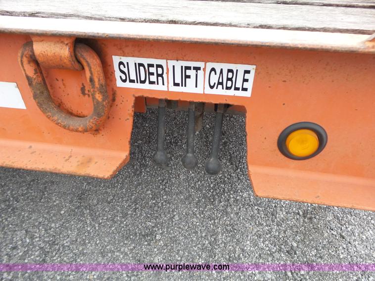 image for item BL9636 2002 Evaco Superline D020T312TSA tilt deck trailer