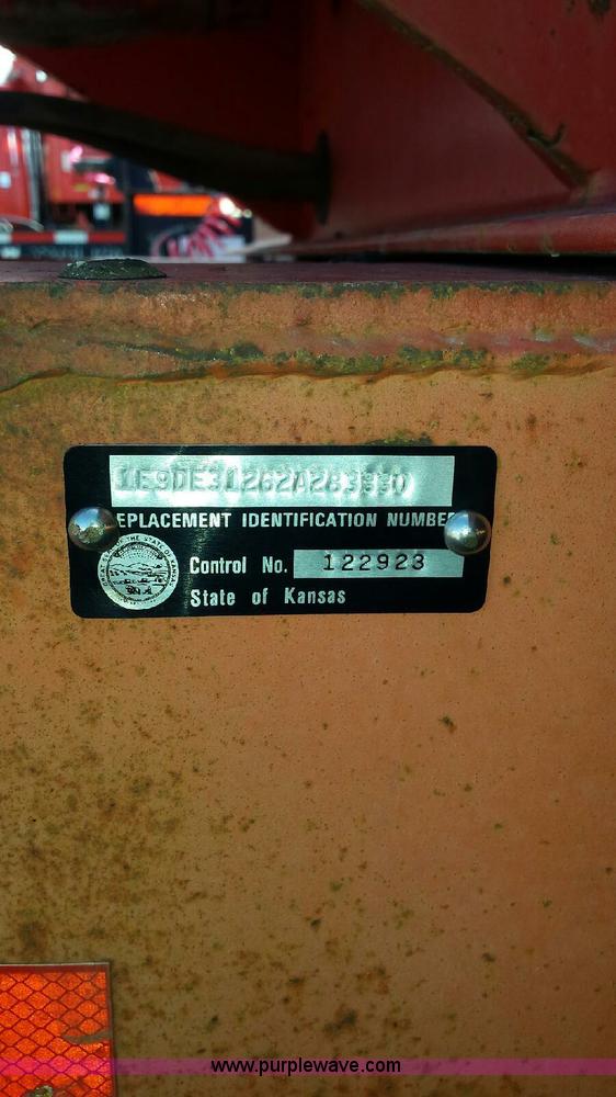 image for item BL9636 2002 Evaco Superline D020T312TSA tilt deck trailer