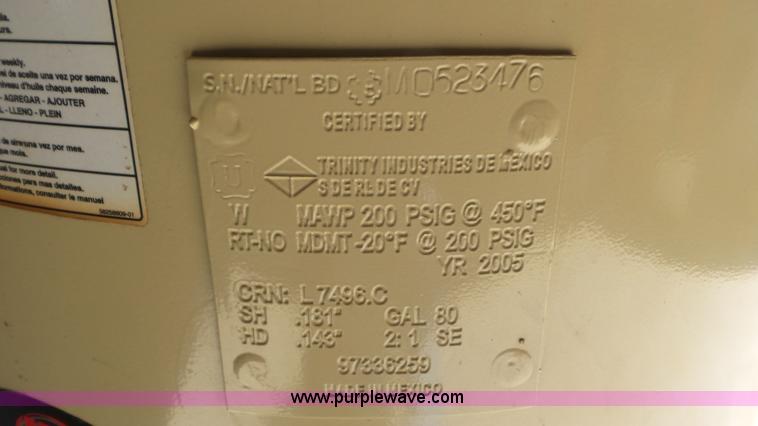 image for item CD9845 2005 Ingersoll Rand 2340 air compressor