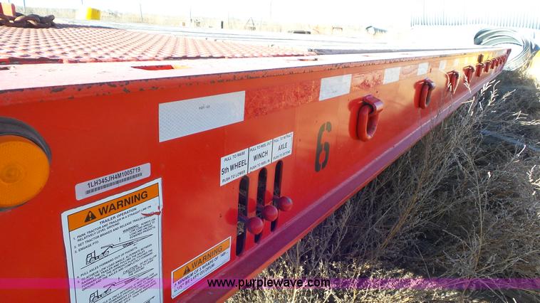 image for item J6198 1991 Landoll 345 equipment trailer