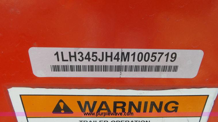 image for item J6198 1991 Landoll 345 equipment trailer