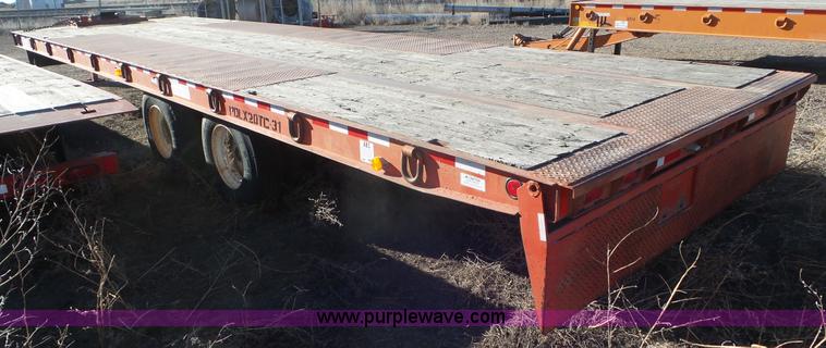 image for item J6200 2001 Trail Eze PDLX20TC-31 equipment trailer