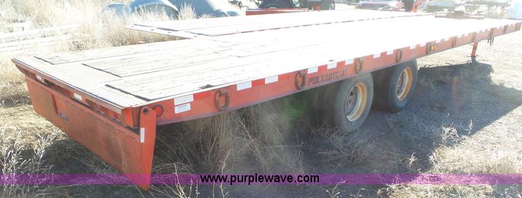 image for item J6200 2001 Trail Eze PDLX20TC-31 equipment trailer