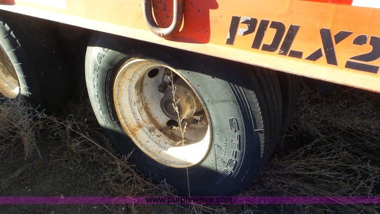 image for item J6200 2001 Trail Eze PDLX20TC-31 equipment trailer