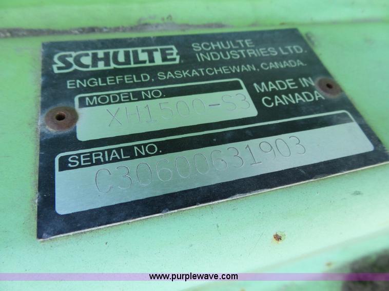 image for item J6272 2009 Schulte XH1500 rotary mower