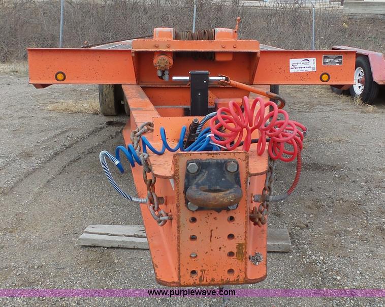 image for item J6276 2002 Evaco Superline D012T242T tilt deck trailer