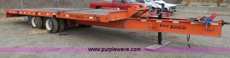 image for item J6276 2002 Evaco Superline D012T242T tilt deck trailer