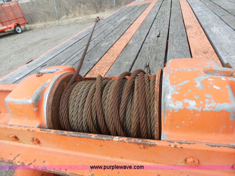 image for item J6276 2002 Evaco Superline D012T242T tilt deck trailer