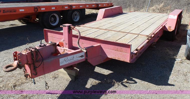 image for item J6277 2002 Fannin Road Hog equipment trailer