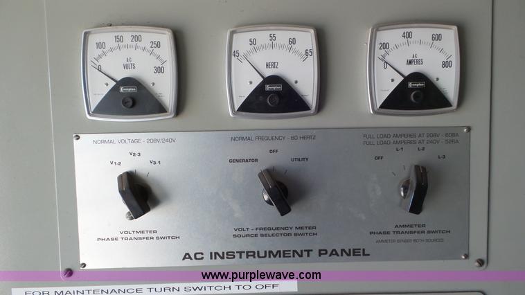 image for item K6908 2009 Power Systems G620MBS-288 generator