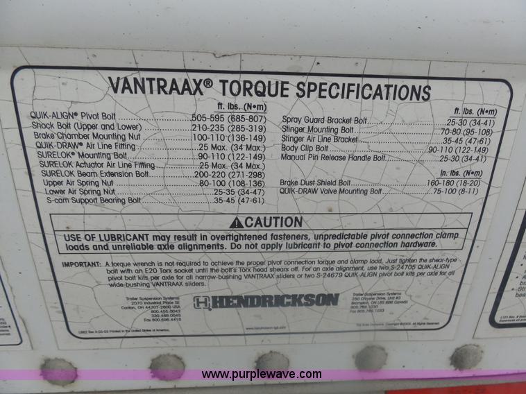 image for item AL9223 2005 Great Dane TR refrigerated trailer