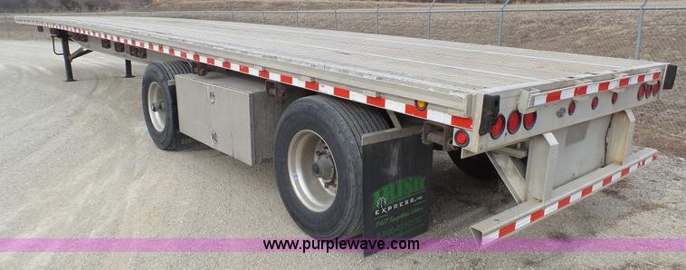 image for item K5013 2008 Chaparral flatbed trailer