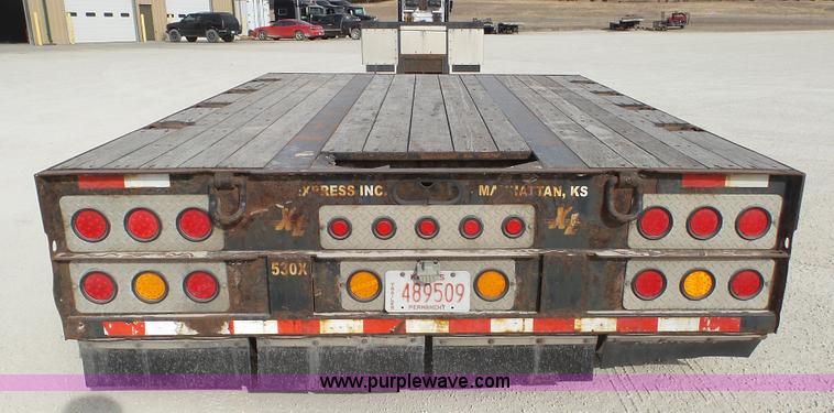 image for item K5100 2008 XL Specialized XL80MFG double drop deck equipment trailer