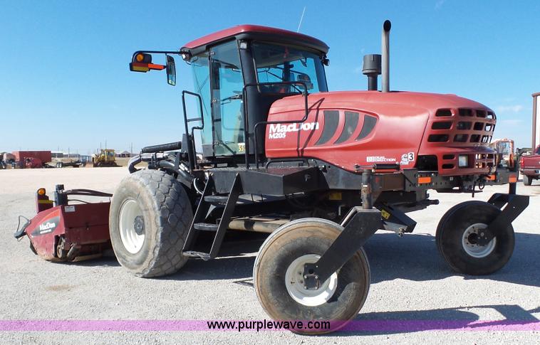 image for item BZ9069 2012 MacDon M205 self-propelled windrower