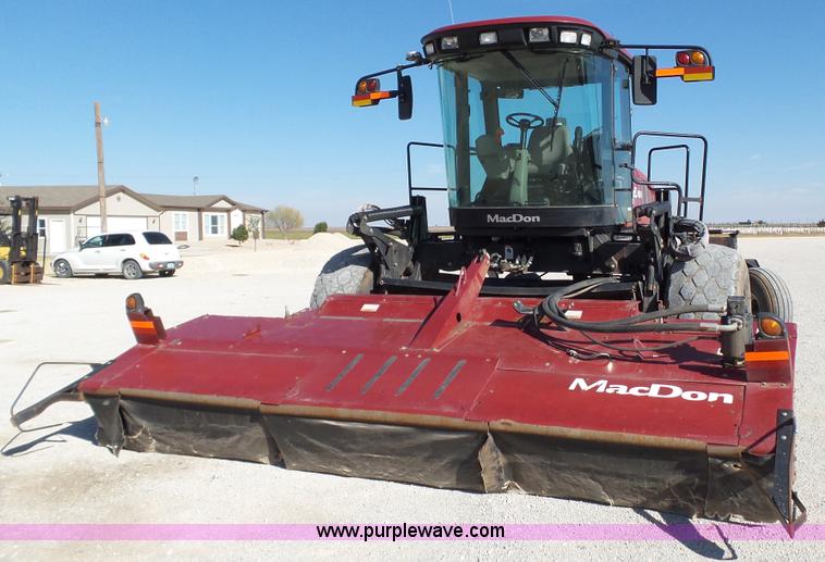 image for item BZ9069 2012 MacDon M205 self-propelled windrower