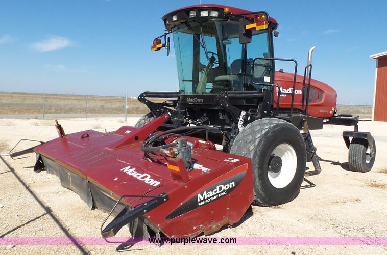 image for item BZ9070 2012 MacDon M205 self-propelled windrower
