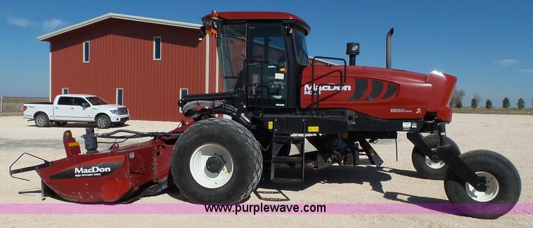 image for item BZ9071 2014 MacDon M205 self-propelled windrower