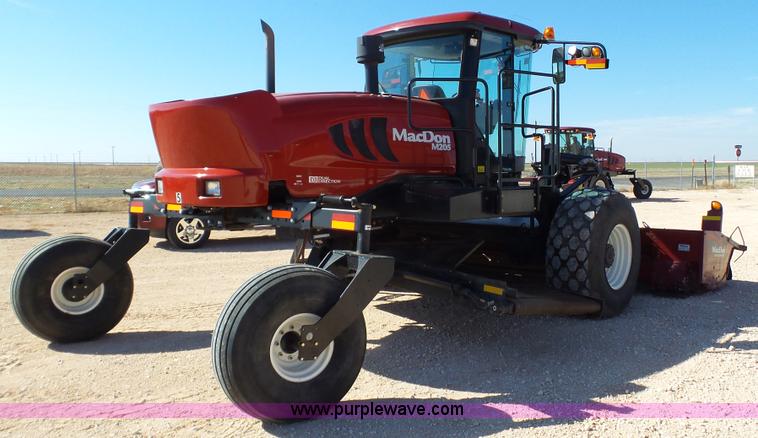image for item BZ9071 2014 MacDon M205 self-propelled windrower