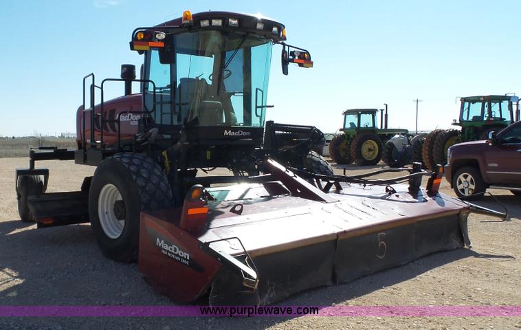 image for item BZ9071 2014 MacDon M205 self-propelled windrower