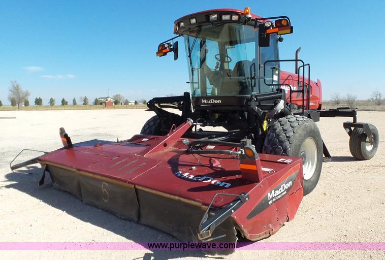 image for item BZ9071 2014 MacDon M205 self-propelled windrower
