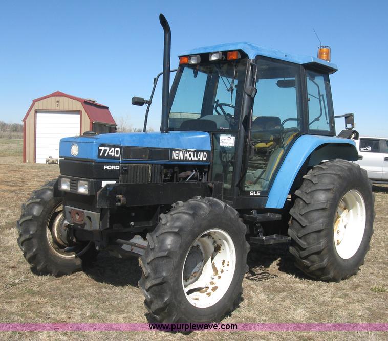 image for item J2886 1996 New Holland 7740 MFWD tractor