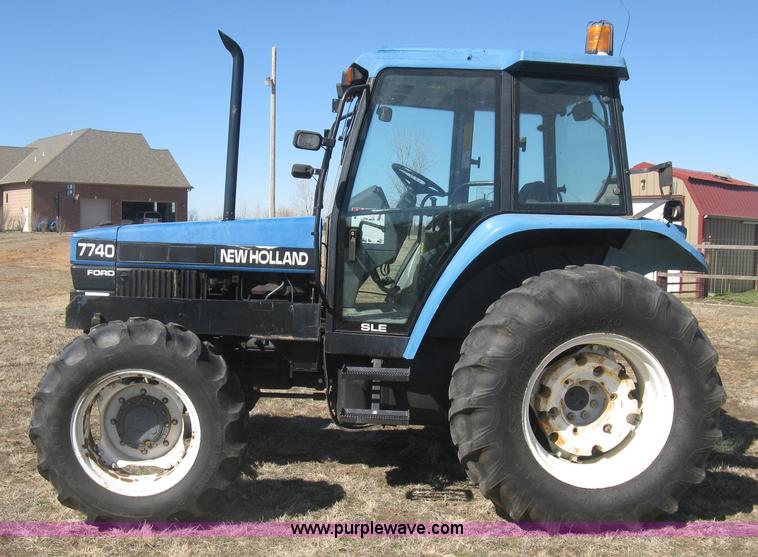 image for item J2886 1996 New Holland 7740 MFWD tractor