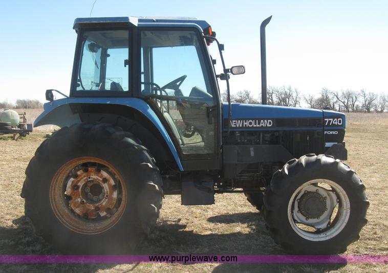 image for item J2886 1996 New Holland 7740 MFWD tractor