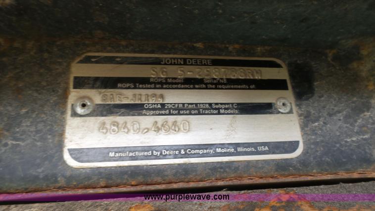 image for item J6265 1981 John Deere 4840 tractor