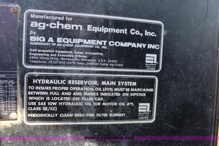 image for item J7559 Ag-Chem TerraGator 1664 self-propelled dry spreader applicator