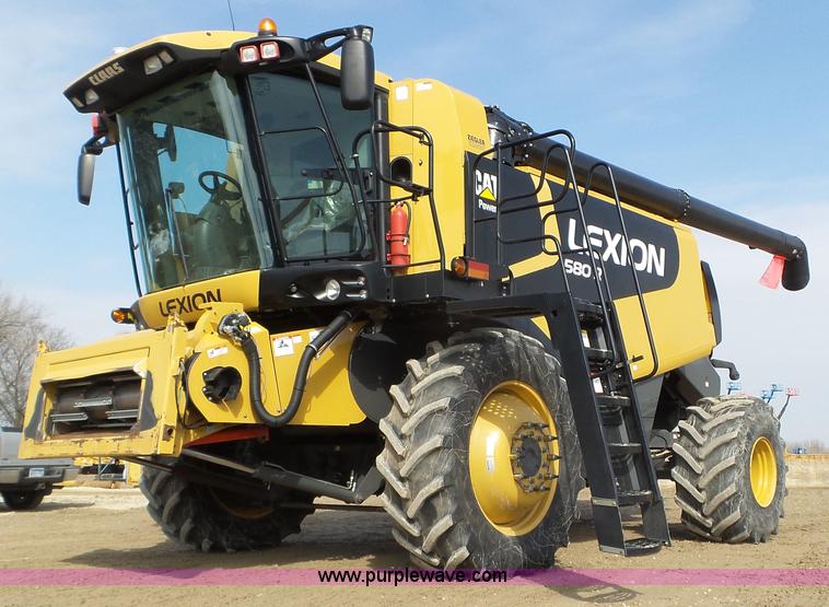 image for item K3495 2010 Lexion Claas 580R RWA combine
