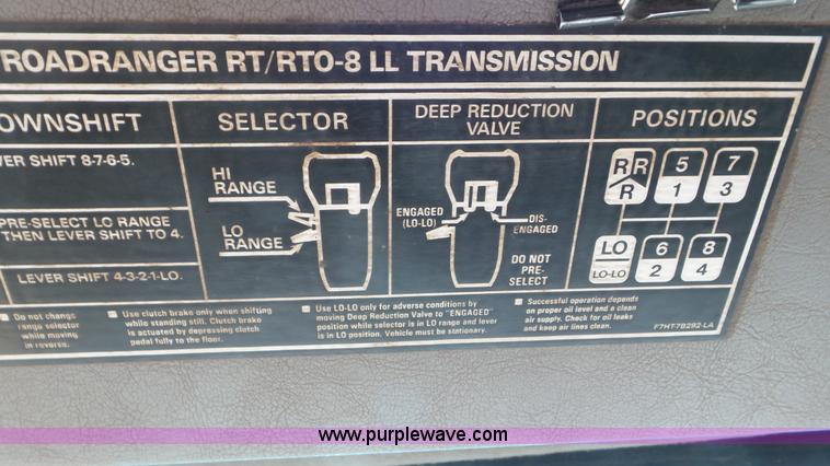 image for item K6895 1999 Sterling Acterra A9500 silage truck