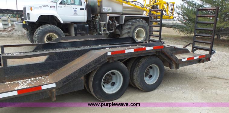 image for item L4247 1999 shop built sprayer trailer