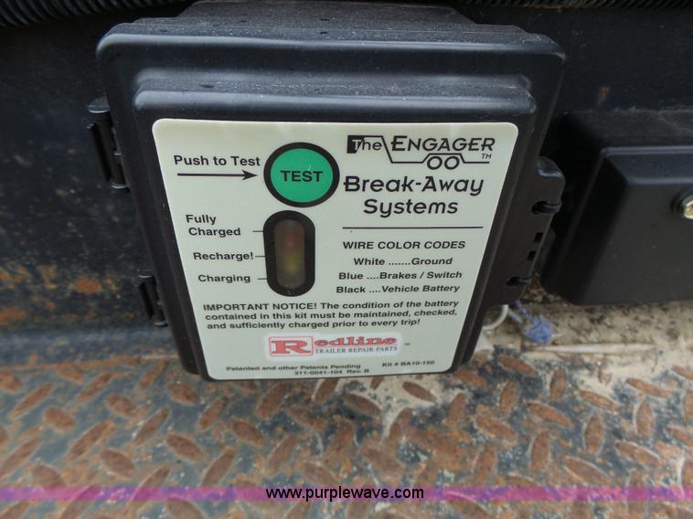 image for item L4247 1999 shop built sprayer trailer