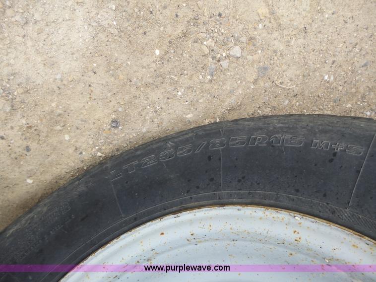 image for item L4247 1999 shop built sprayer trailer