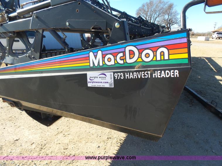 image for item L6243 2004 MacDon 973 Harvest draper head
