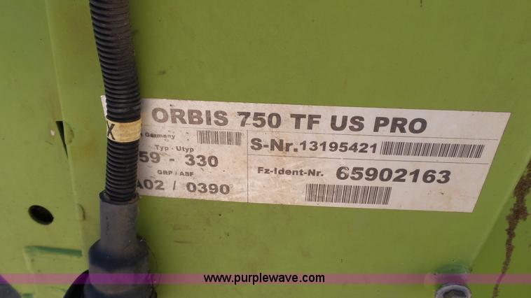 image for item L6505 2013 Claas Orbis 750 rotary corn head