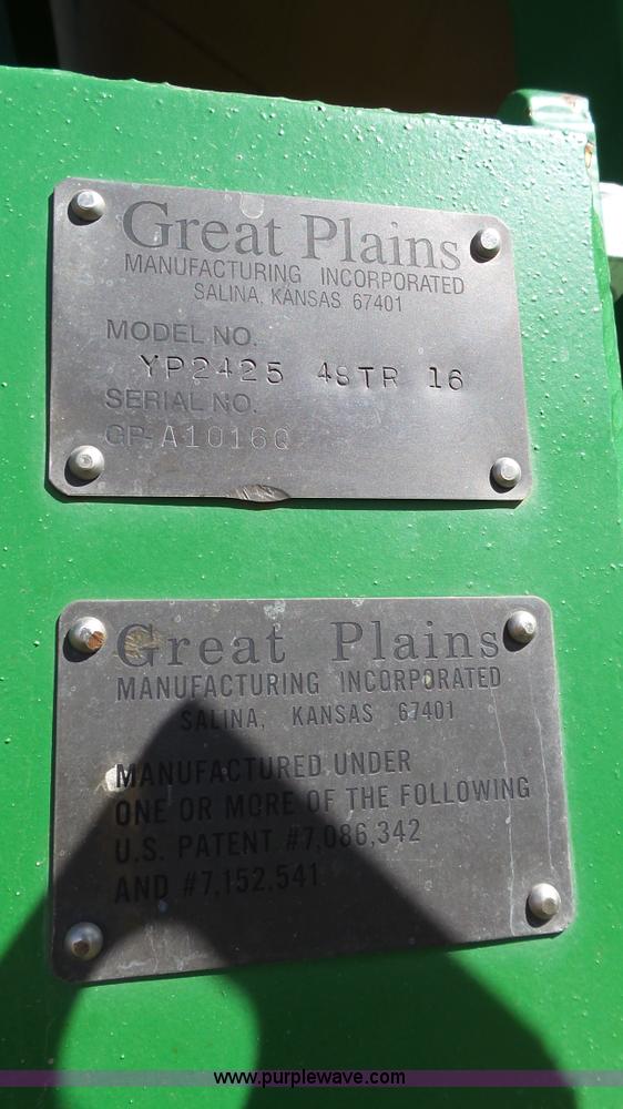 image for item L6522 Great Plains YP2425 twin row no-till planter